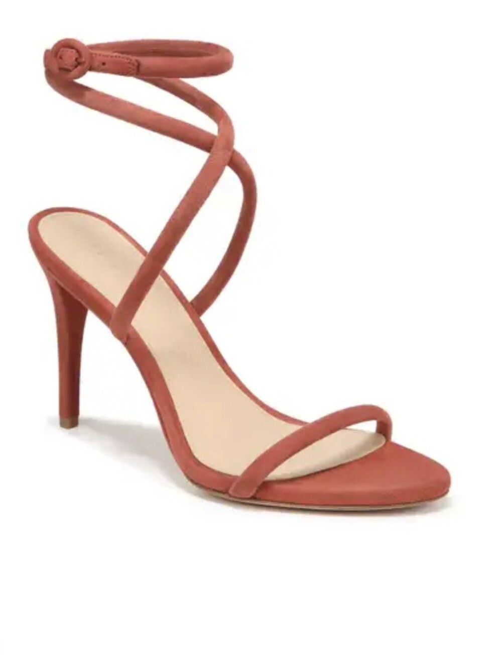 Veronica Beard Marceline Redwood Suede Sandal